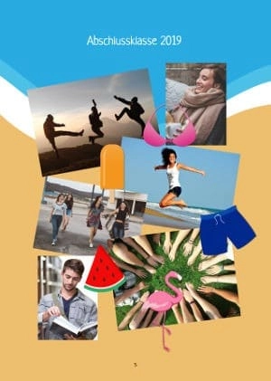 abibuch-designer Grafiken zum Motto Abikini mit Beispielfotos Abibuch-Motto Abikini mit Beispielfotos