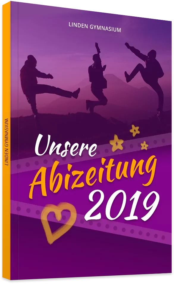 Abibuch mit individuell bedruckten Softcover