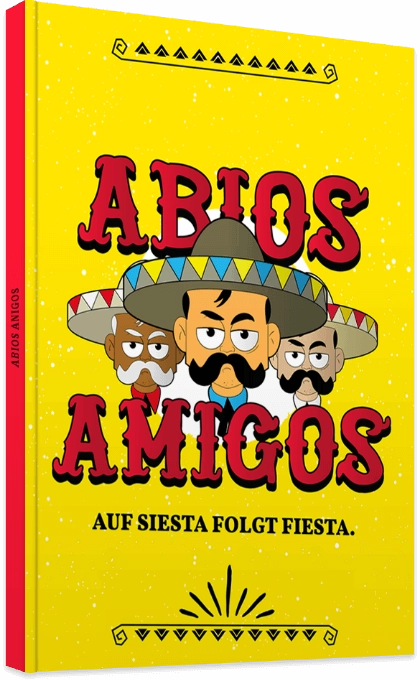 Abibuch als Hardcover im Design Abios Amigos Abibuch als A5 Hardcover im Design Abios Amigos
