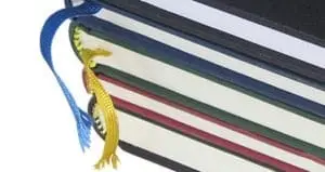 Verschiedenfarbige Lesebänder